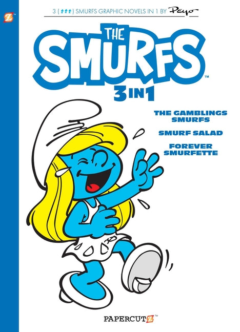 The Smurfs 3-In-1 Vol. 9: Collecting the Gambling Smurfs, Smurf Salad and Forever Smurfette