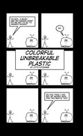 Colorful Unbreakable Plastic