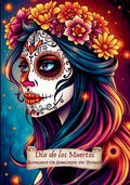 Día de los Muertos: Ausmalbuch für Erwachsene und Teenager