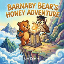 Barnaby Bear's Honey Adventure: Cute Animal Colorable Comic Book for Kids Ages 3-5