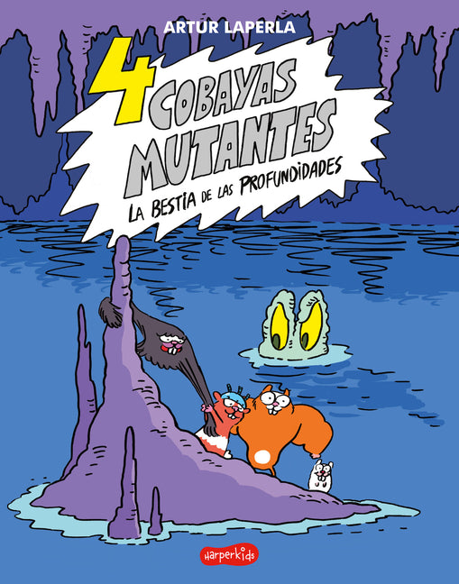 4 Cobayas Mutantes. La Bestia de Las Profundidades: (4 Guinea Pigs. the Beast of the Deep - Spanish Edition)