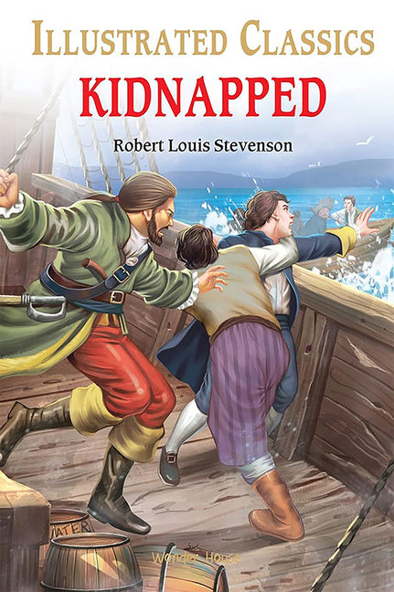 Kidnapped for Kids: Illustrated Abridged Children Classic English Novel with Review Questions