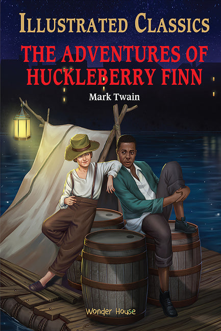 The Adventures of Huckleberry Finn: Illustrated Abridged Children Classic English Novel with Review
