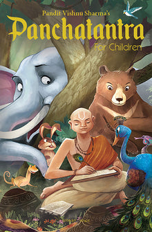 Pandit Vishnu Sharma's Panchatantra for Children: Illustrated Stories (Black and White, Paperback)