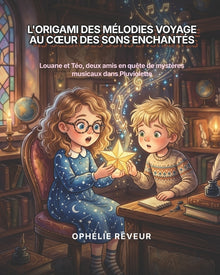 L'Origami des Mélodies: Voyage au Coeur des Sons Enchantés: Louane et Téo, deux amis en quête de mystères musicaux dans Pluviolette
