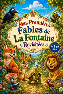 Mes Premières Fables de La Fontaine Revisitées: 12 histoires douces, modernes et magnifiquement illustrées en couleurs pour découvrir les grandes leço