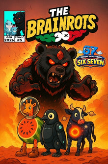 THE BRAINROTS #5 - Numero Cinque - il fumetto dei personaggi Italian Brainrot: 3 Storie a Fumetti in Italiano [Prima apparizione di 67 "Six Seven"]