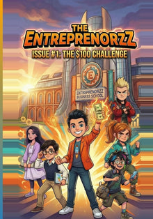THE ENTREPRENORZZ - Issue #1: The $100 Challenge: A Comic Series Teaching Kids Real Entrepreneurship Skills