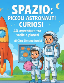 Spazio: Piccoli Astronauti Curiosi: 40 avventure tra stelle e pianeti Storie illustrate educative per bambini 3-6 anni