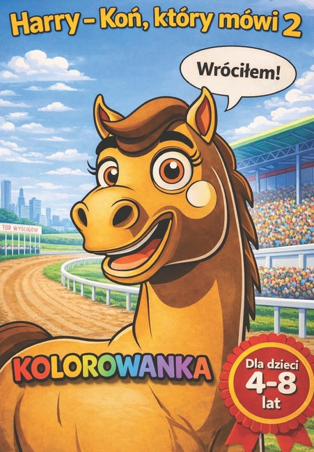Harry-koń który mówi 2 - kolorowanka