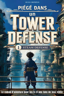 Piégé dans un Tower Defense: Steam Defense. Roman fantastique illustré en couleurs. Le cadeau idéal pour les filles et garçons de 9 à 13 ans fans de j