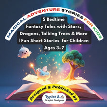 Magical Adventure Stories for Kids: 5 Bedtime Fantasy Tales with Stars, Dragons, Talking Trees & More Fun Short Stories for Children Ages 3-7