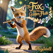 The Fox and the Golden Flute Kids Story Book Kids Picture Book: A Heartwarming Story About Finding Your Voice, Friendship, and Self-Expression for Kid