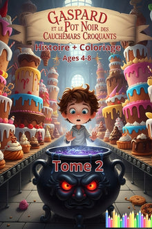 Gaspard et le Pot Noir des Cauchemars Croquants livre pour enfant de 4 a 8 ans: une 2 aventure de Gaspard après "Gaspard et la Fabrique des Rêves Croq