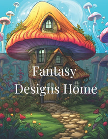 Magic House Fantasy Coloring Book for Adults and kids: Fantasy Designs for Fun and Relaxation for adutls