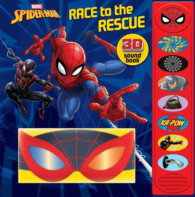 Marvel Spider-Man: Race to the Rescue 3D Sound Book [With Battery]