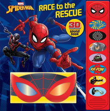 Marvel Spider-Man: Race to the Rescue 3D Sound Book [With Battery]