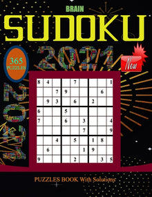 BRAIN SU DOKU PUZZLES BOOK With Solutions: Large Print Sudoku Puzzles Book for Seniors and Adults - Solvable Sudokus Puzzles Book for Adults - BRAIN S