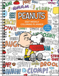 Peanuts(r) 2027 Monthly/Weekly Coloring Calendar with Stickers to Color